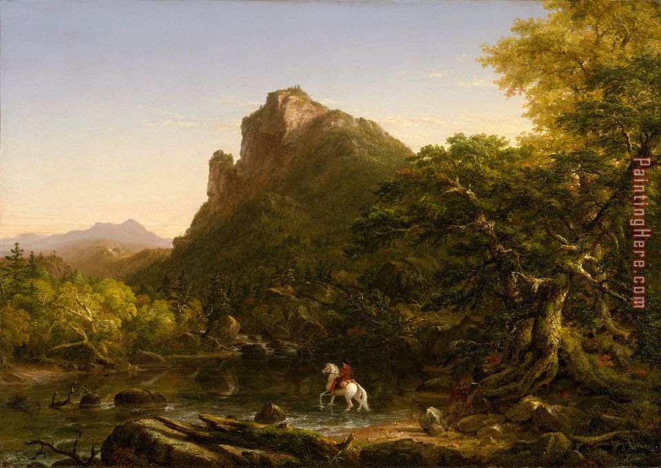 The Mountain Ford painting - Thomas Cole The Mountain Ford art painting
